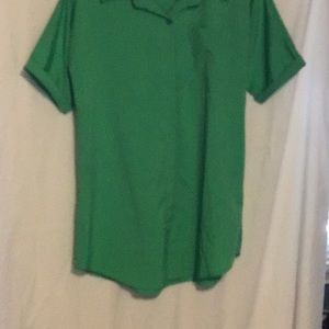 Womens dress polyester size large blouse